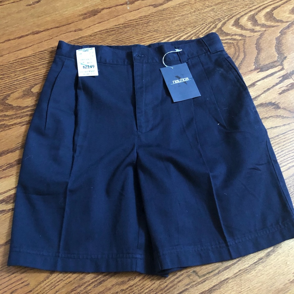 Boys pleated dress shorts